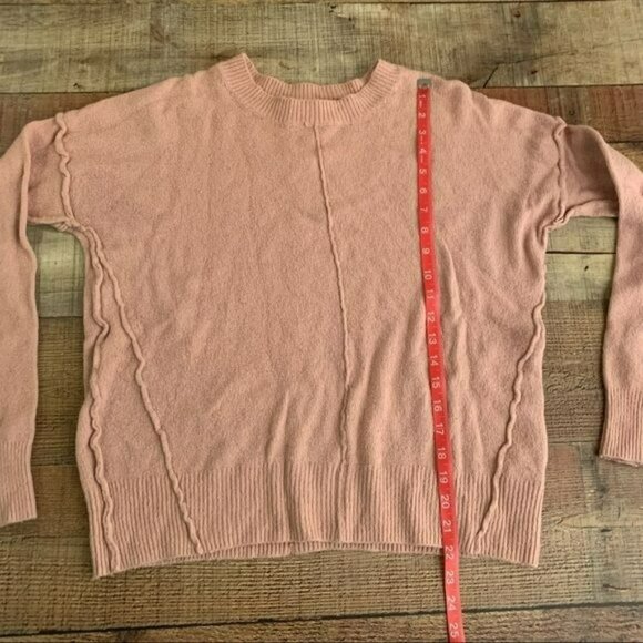 Ruby Moon womens size medium pink crew neck pullover sweater - Picture 5 of 8